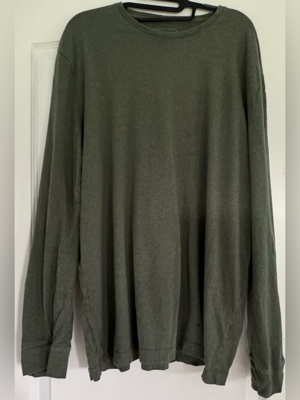 Sonoma XL Olive Green Long Sleeve T Shirt Mens Crew Neck Casual Tee